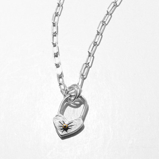 LUV LOCK WITH BRASS DOT