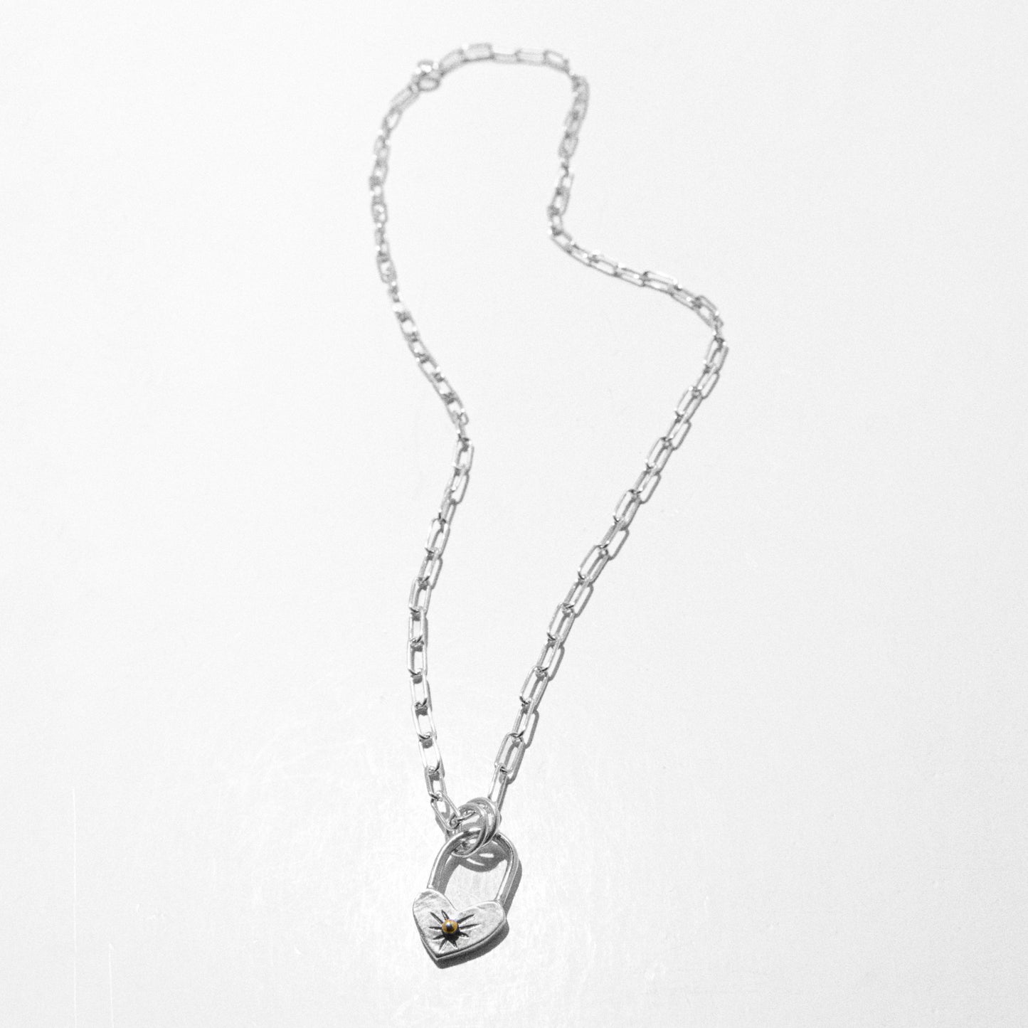 LUV LOCK WITH BRASS DOT